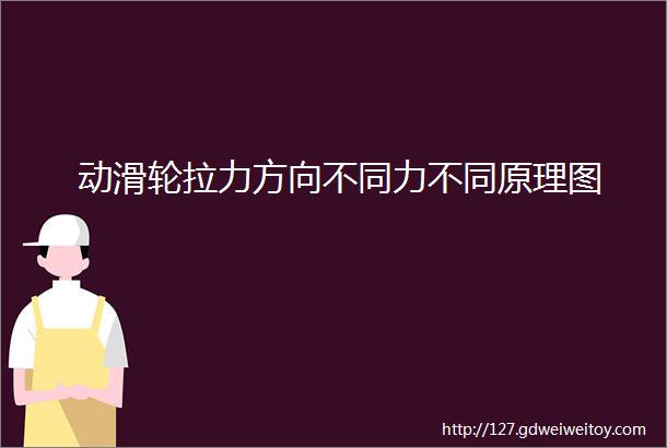 动滑轮拉力方向不同力不同原理图